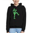 Baseball Shamrock St Patrick's Day Saint Paddy's Graphic Youth Hoodie