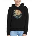 Baseball Waves Ocean Sports Baseball Fans Graphic Youth Hoodie