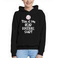 Bear Baseball Shirt For Players Fans And Moms Graphic Youth Hoodie