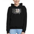 Bears Baseball Mom Game Day School Spirit Bear Pride Graphic Youth Hoodie