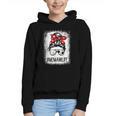 Bleached Memaw Life Soccer Messy Bun Baseball Game Day Graphic Youth Hoodie Bleached Memaw Life Soccer Messy Bun Baseball Game Day Graphic Youth Hoodie