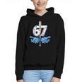 Blue Camo Baseball 67 Six Seven Camo Ice Cream Drip Boy Teen Graphic Youth Hoodie