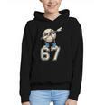 Boys Kids 67 Six Seven Sunglasses Dabbing Baseball Lover Graphic Youth Hoodie