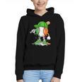 Boys St Patricks Day Kids Baseball Player Ice Cream Drip Graphic Youth Hoodie