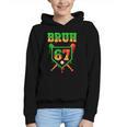Bruh 67 Baseball Christmas Gingerbread Drip Number 67 Player Graphic Youth Hoodie Bruh 67 Baseball Christmas Gingerbread Drip Number 67 Player Graphic Youth Hoodie