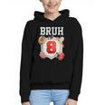 Bruh I'm 8 Baseball 8th Birthday Sports 8 Year Old Boy Graphic Youth Hoodie Bruh I'm 8 Baseball 8th Birthday Sports 8 Year Old Boy Graphic Youth Hoodie