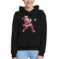 Christmas Baseball Player Santa Xmas Boys Men Toddler Graphic Youth Hoodie