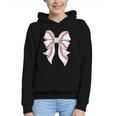 Cute Baseball Coquette Bow For Women Girls Baseball Mama Mom Graphic Youth Hoodie Cute Baseball Coquette Bow For Women Girls Baseball Mama Mom Graphic Youth Hoodie