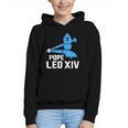 Da Pope Leo XIV Baseball Graphic Youth Hoodie Da Pope Leo XIV Baseball Graphic Youth Hoodie