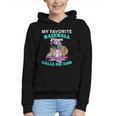 My Favorite Baseball Player Calls Me Dad Ice Cream Drip Graphic Youth Hoodie