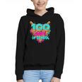Happy 100 Days Of School Costume Baseball Drip Ice Cream Graphic Youth Hoodie Happy 100 Days Of School Costume Baseball Drip Ice Cream Graphic Youth Hoodie