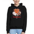 Happy Valentine’s Basketball Football Valentine Baseball Graphic Youth Hoodie Happy Valentine’s Basketball Football Valentine Baseball Graphic Youth Hoodie