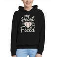 My Heart Is On That Field Baseball Graphic Youth Hoodie