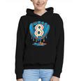 Ice Cream Baseball Glove 8th Birthday Edition Graphic Youth Hoodie