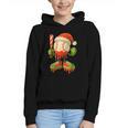 Ice Cream Drip Baseball Christmas Baseball Drip Candy Cane Graphic Youth Hoodie Ice Cream Drip Baseball Christmas Baseball Drip Candy Cane Graphic Youth Hoodie