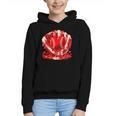 Ice Cream Drip Heart Valentines Day Baseball Boys Youth Kids Graphic Youth Hoodie