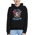 It's My 6th Birthday Baseball Fan Fun Party Celebration Graphic Youth Hoodie It's My 6th Birthday Baseball Fan Fun Party Celebration Graphic Youth Hoodie