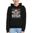 Most Likely To Play Baseball With Santa Christmas Baseball Graphic Youth Hoodie Most Likely To Play Baseball With Santa Christmas Baseball Graphic Youth Hoodie