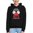 Little Slugger Boy Coming Soon Baby Announcement Baseball Graphic Youth Hoodie Little Slugger Boy Coming Soon Baby Announcement Baseball Graphic Youth Hoodie