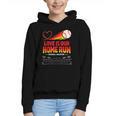 Love Is Our Home Run Baseball Valentine Couple Graphic Youth Hoodie