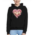 Melting Baseball Drip Heart Softball Player Lover Ice Cream Graphic Youth Hoodie Melting Baseball Drip Heart Softball Player Lover Ice Cream Graphic Youth Hoodie