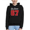 Number 67 Numbered Six Seven Baseball Jersey Style Team 67 Graphic Youth Hoodie Number 67 Numbered Six Seven Baseball Jersey Style Team 67 Graphic Youth Hoodie