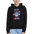 Respect The Drip Baseball Bat Sunglasses Mascot Graphic Youth Hoodie Respect The Drip Baseball Bat Sunglasses Mascot Graphic Youth Hoodie