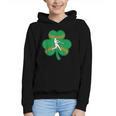 Retro Shamrock Baseball St Patricks Day Men Women Boys Girls Graphic Youth Hoodie