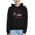 Run Steal I Dare You Humor Baseball Catcher Vintage Graphic Youth Hoodie