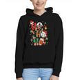 Santa Baseball Football Soccer Pajamas Ho Ho Christmas Xmas Graphic Youth Hoodie Santa Baseball Football Soccer Pajamas Ho Ho Christmas Xmas Graphic Youth Hoodie