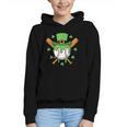 St Patricks Day Baseball Drip Ice Cream Baseball Home Plate Graphic Youth Hoodie
