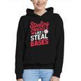 Stealing Hearts Like I Steal Bases Cute Baseball Valentine Graphic Youth Hoodie Stealing Hearts Like I Steal Bases Cute Baseball Valentine Graphic Youth Hoodie
