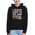 I Teach Kids To Hit And Steal Baseball Coach Sport Lover Men Graphic Youth Hoodie I Teach Kids To Hit And Steal Baseball Coach Sport Lover Men Graphic Youth Hoodie
