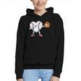 Valentines Day Baseball Ball Heart Dab Boys Kids Men Graphic Youth Hoodie