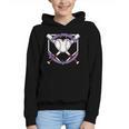 I Wear Purple For Alzheimers Awareness Baseball Heart Ribbon Graphic Youth Hoodie I Wear Purple For Alzheimers Awareness Baseball Heart Ribbon Graphic Youth Hoodie