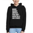 Women's Moms Against Umpires Parents Mom Baseball Sarcastic Graphic Youth Hoodie