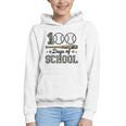 100 Days Of School Baseball Camo Boys School Teacher Graphic Youth Hoodie