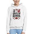100 Days Of School Coquette Bow Baseball 100th Day Girl Kid Graphic Youth Hoodie 100 Days Of School Coquette Bow Baseball 100th Day Girl Kid Graphic Youth Hoodie