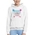 Baseball 50 Year Old Ice Cream Drip 50th Birthday Number 50 Graphic Youth Hoodie Baseball 50 Year Old Ice Cream Drip 50th Birthday Number 50 Graphic Youth Hoodie