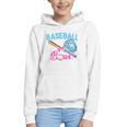 Baseball Or Bows Brother Loves You Gender Reveal Boy Or Girl Graphic Youth Hoodie
