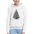 Baseball Christmas Tree Men Boys Youth Santa Sports Graphic Youth Hoodie