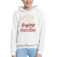 Baseball Game Day There Is No Crying In Baseball Graphic Youth Hoodie