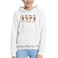 Baseball Goose Baseball Silly Goose Game Day Sports Graphic Youth Hoodie