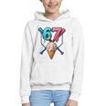 Baseball Ice Cream Drip 67 Six Seven Gen Alpha Slang Meme Graphic Youth Hoodie