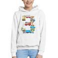 Baseball Ice Cream Drip Vehicles Youth Baseball Drip Premium Tri-Blend Graphic Youth Hoodie