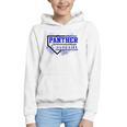 Blue Panther Baseball Home Plate Game Day Mascot Panther Graphic Youth Hoodie Blue Panther Baseball Home Plate Game Day Mascot Panther Graphic Youth Hoodie