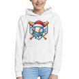 Christmas Baseball Drip For Boys Kids Ice Cream Drip Graphic Youth Hoodie Christmas Baseball Drip For Boys Kids Ice Cream Drip Graphic Youth Hoodie