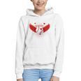 Cute Baseball &Cupid Wings Happy Valentines Boys Men Graphic Youth Hoodie