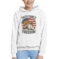 Faith Family Freedom Patriotic Christian Baseball Game Day Graphic Youth Hoodie Faith Family Freedom Patriotic Christian Baseball Game Day Graphic Youth Hoodie