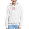 FO23VER Trendy Number 23 Baseball Team Sport For Women Men Graphic Youth Hoodie FO23VER Trendy Number 23 Baseball Team Sport For Women Men Graphic Youth Hoodie